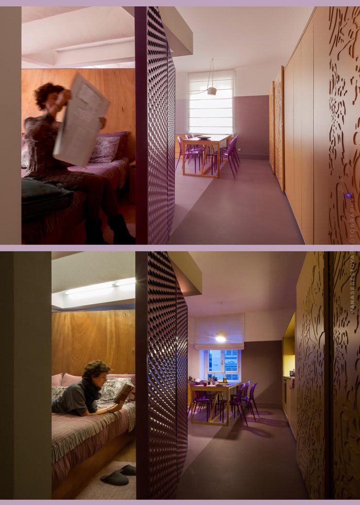 elisa enrietto working living project - sleeping room
